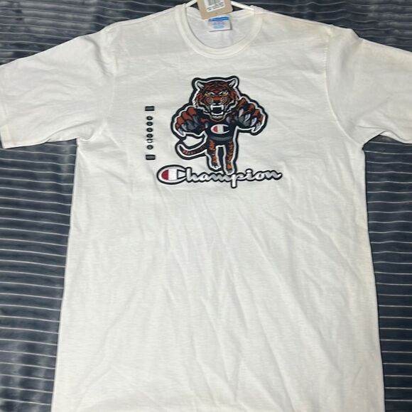 🔥🔥 Deadstock “NWT” CHAMPION HERITAGE TEE “Tiger” Embroidered - Men Sz Large - Picture 12 of 13